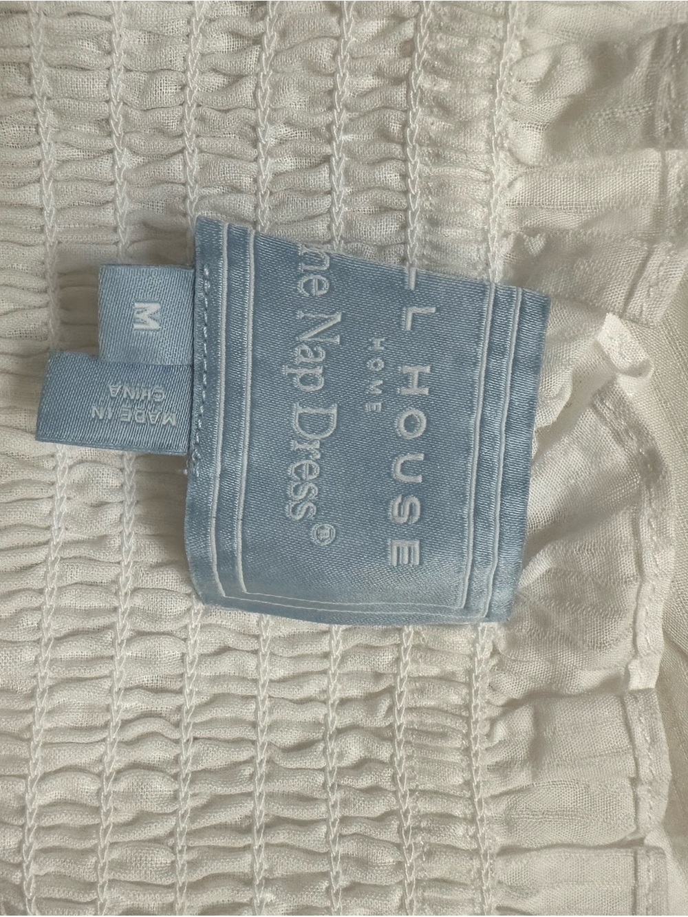 Hill House White Smocked Square-Neck Maxi Dress with Puff Sleeves - Picture 7 of 7